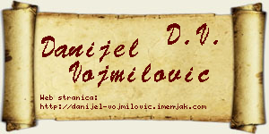 Danijel Vojmilović vizit kartica